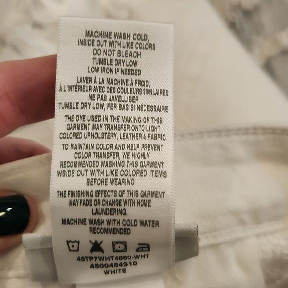 White Joe's jeans "ozzie" cut off jean shorts size 24! - Picture 7 of 12